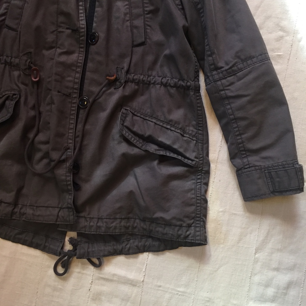 GAP Army Green Hooded  Utility Jacket